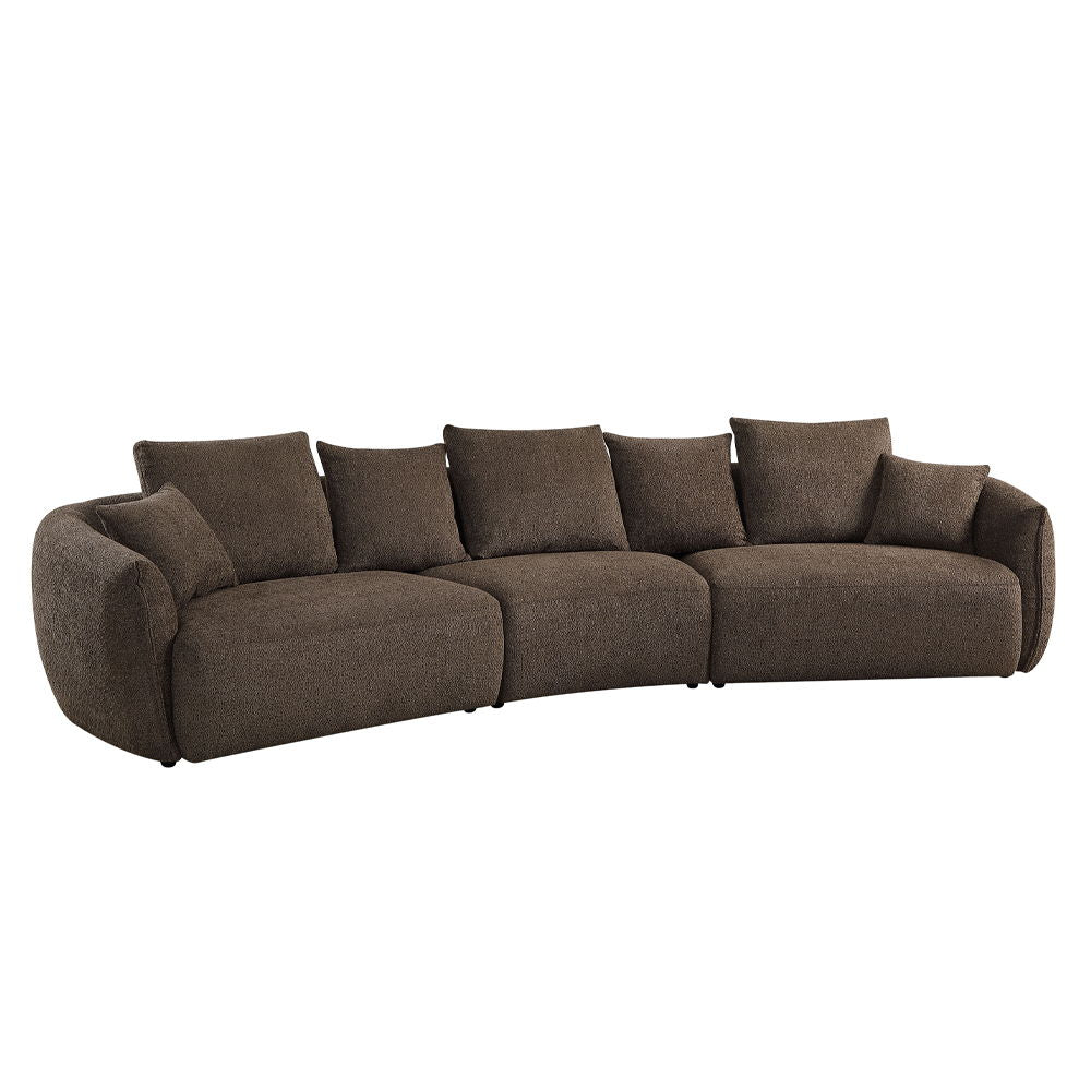 Bash - Sofa With 7 Pillows - Macca Anthology Boucle