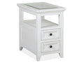 Heron Cove - Chairside End Table - Chalk White