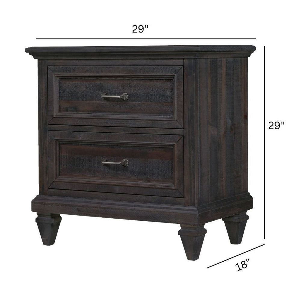 Calistoga - Nightstand - Weathered Charcoal