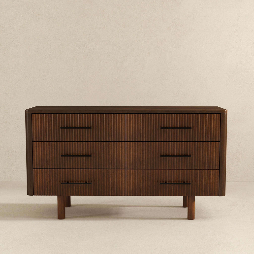 Logan - Dresser With 6 Drawers - Brown
