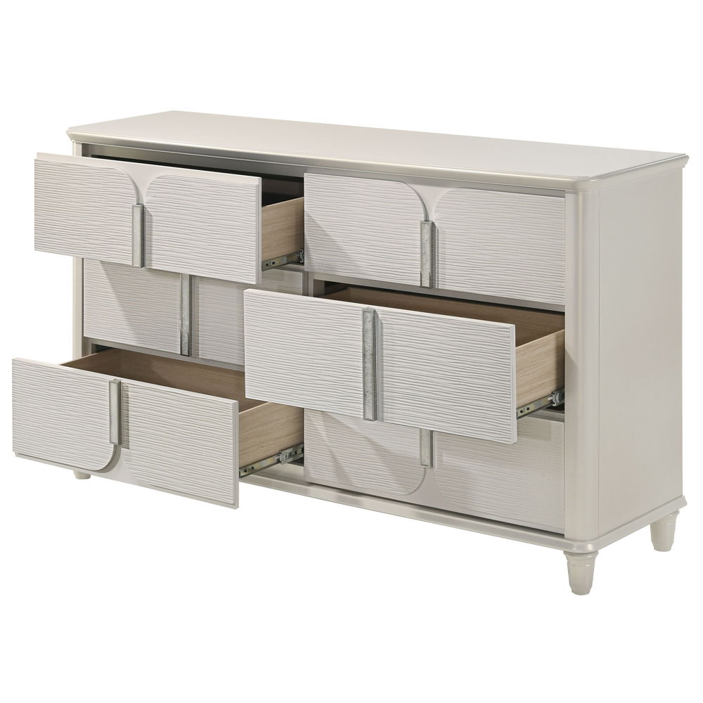 Laveda - Dresser - Pearl White