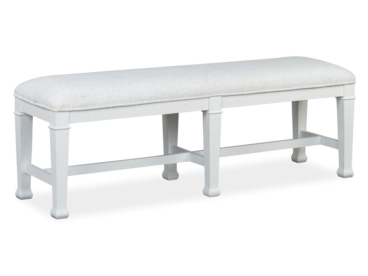 Kingston - Bench - Whisper White And Cerused Nutmeg