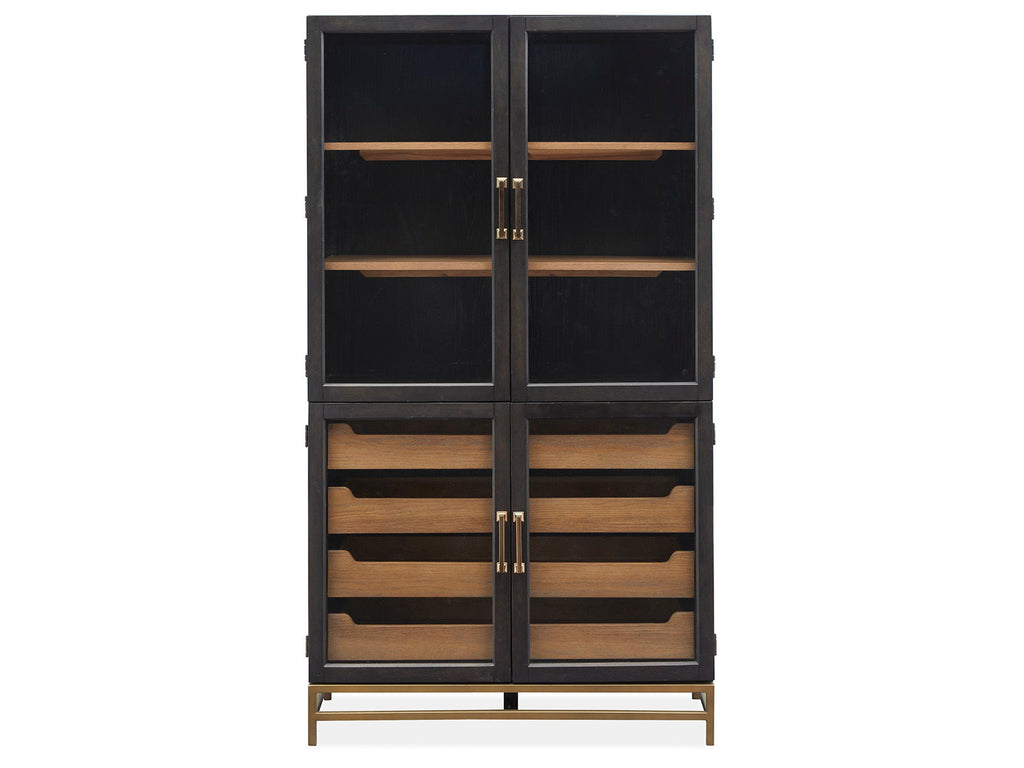 Lindon - Two Tone Dining Cabinet - Coffee Bean