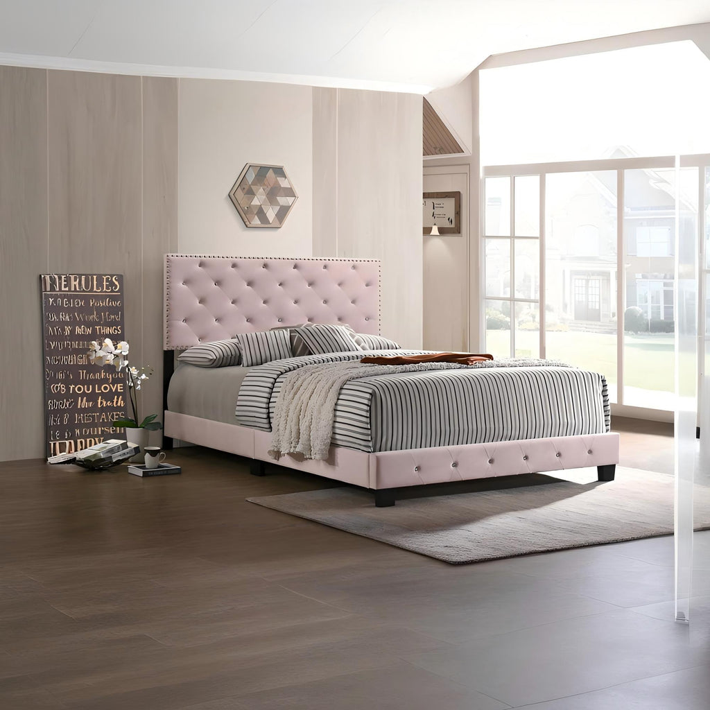 Luxurious Upholstered Bed