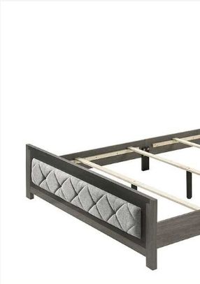 Jehoram - Queen Bed - Gray