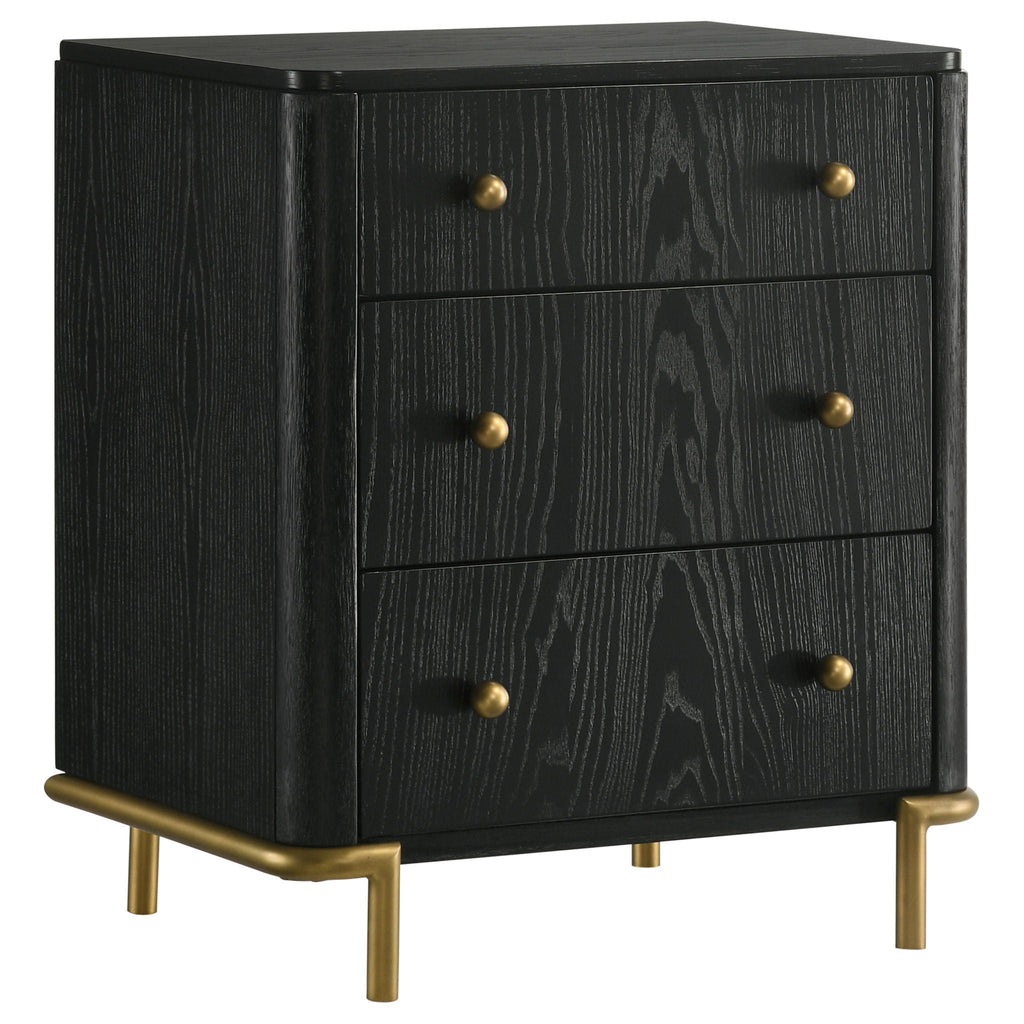 Arini 5-piece Queen Bedroom Set Cream and Black