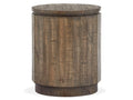 Baisden - Round Accent End Table - Tobacco