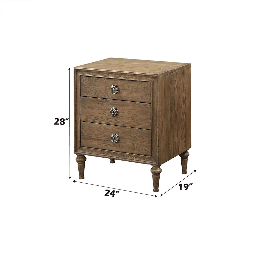 Inverness - 28" Nightstand - Reclaimed Oak