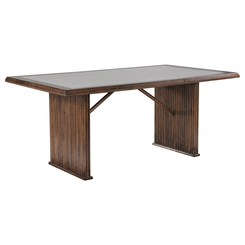 Sherwood 5-piece Rectangular Dining Table Set Brown