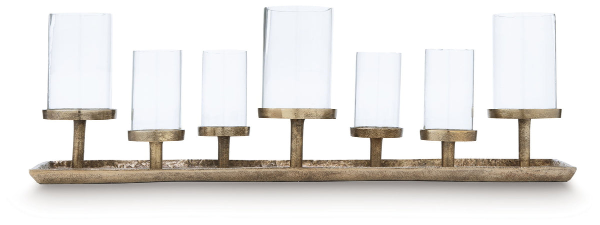 Wallmond - Candle Holder - Antique Brass Finish