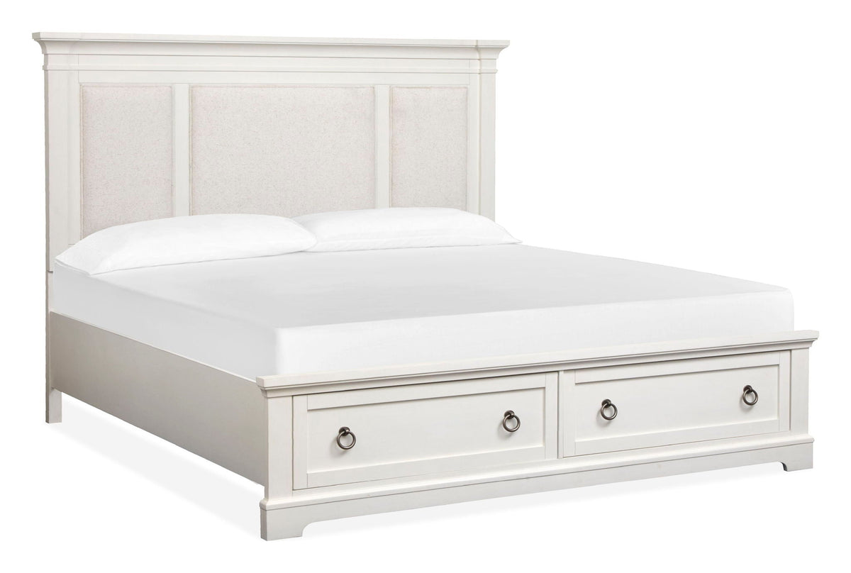 Kingston - Upholstered Panel Storage Bed