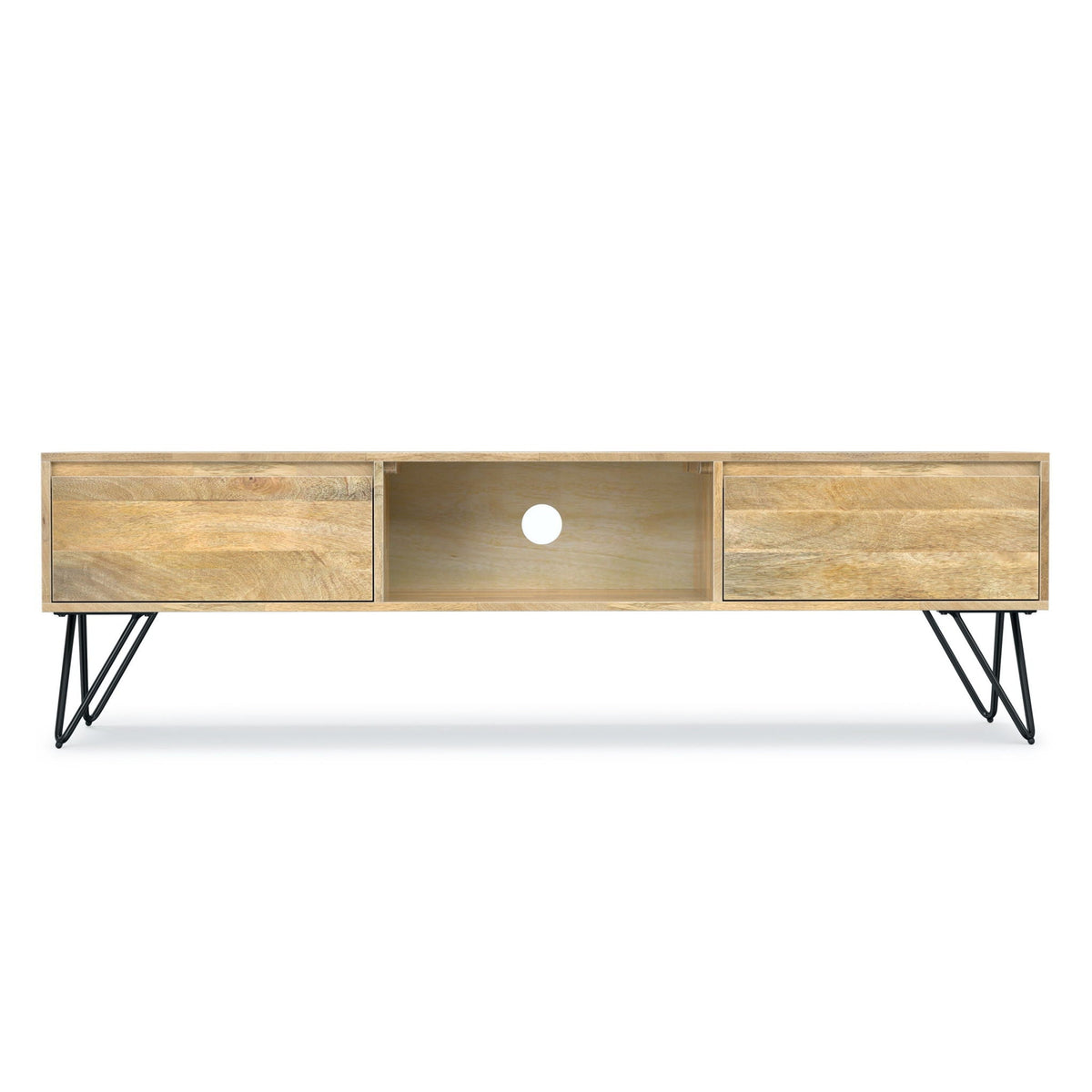 Hunter - Handcrafted TV Media Stand - Natural