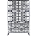 Outdoor & Indoor Metal Freestanding Decorative Privacy Screen