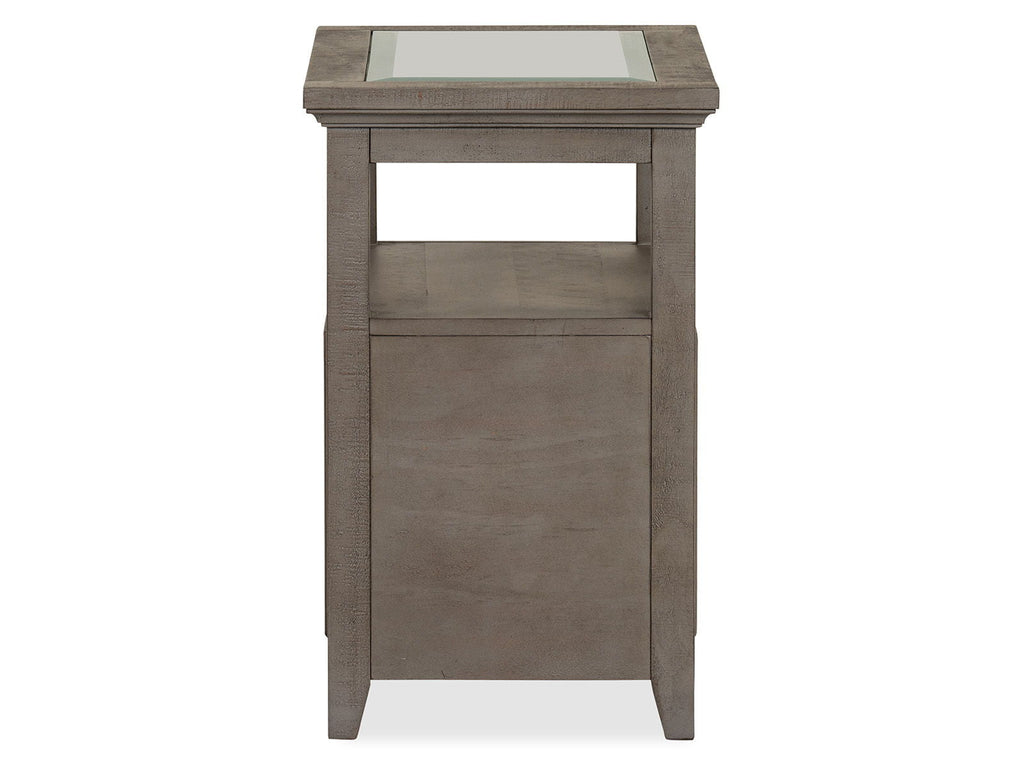 Paxton Place - Chairside End Table - Dovetail Gray