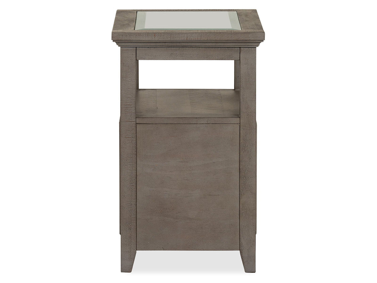 Paxton Place - Chairside End Table - Dovetail Gray