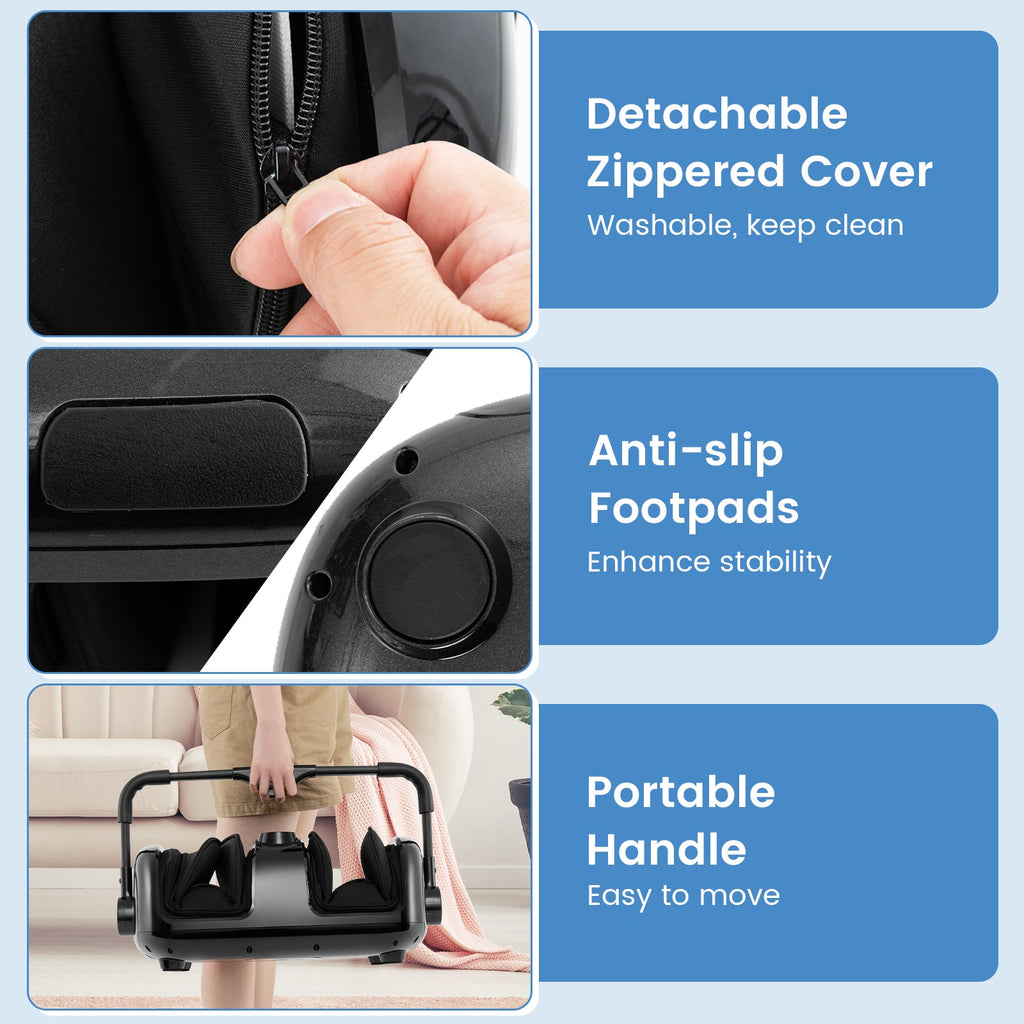 Foot and Calf Massager with Heat for Blood Circulation Pain Relief