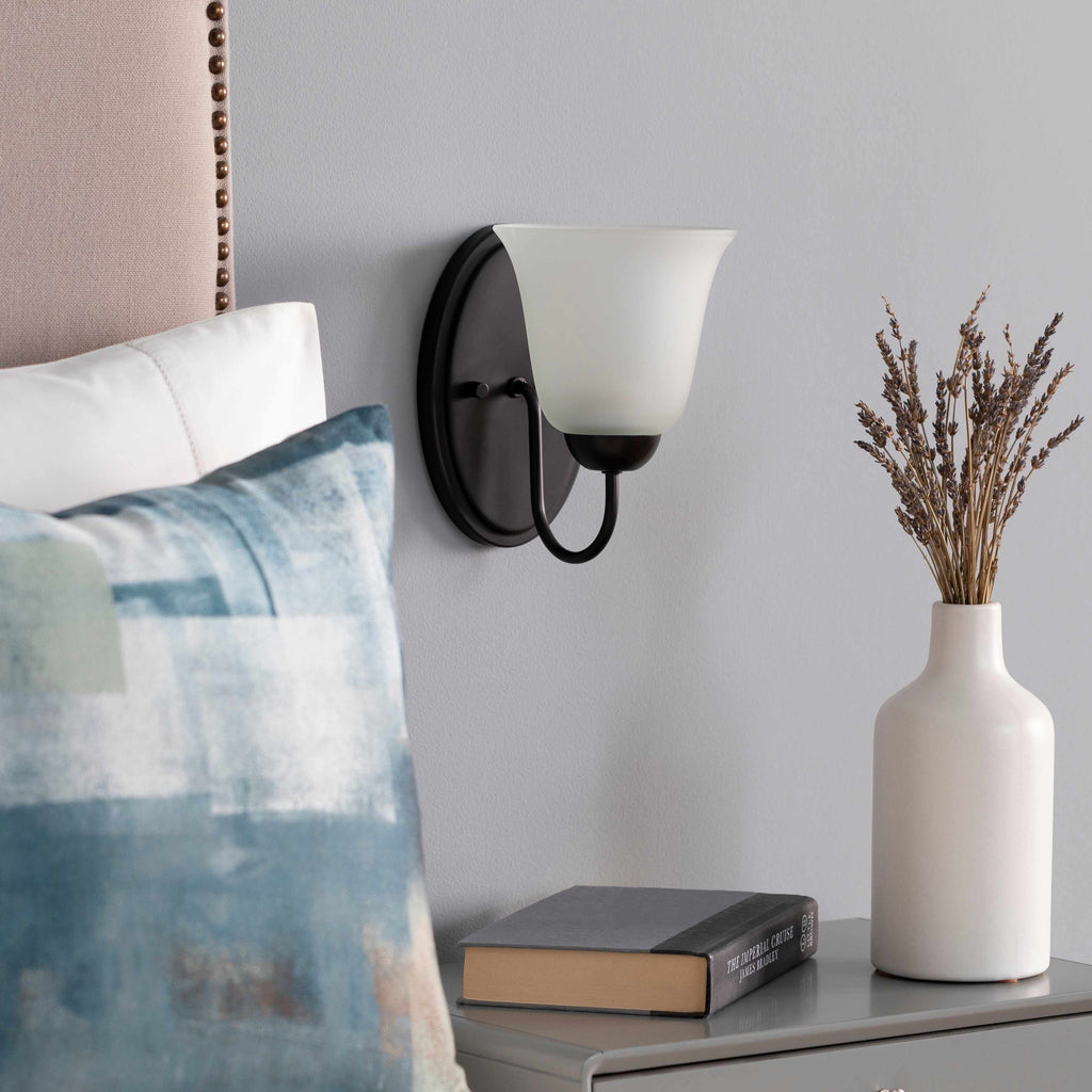 Heysham Black Iron Wall Sconce - Clearance