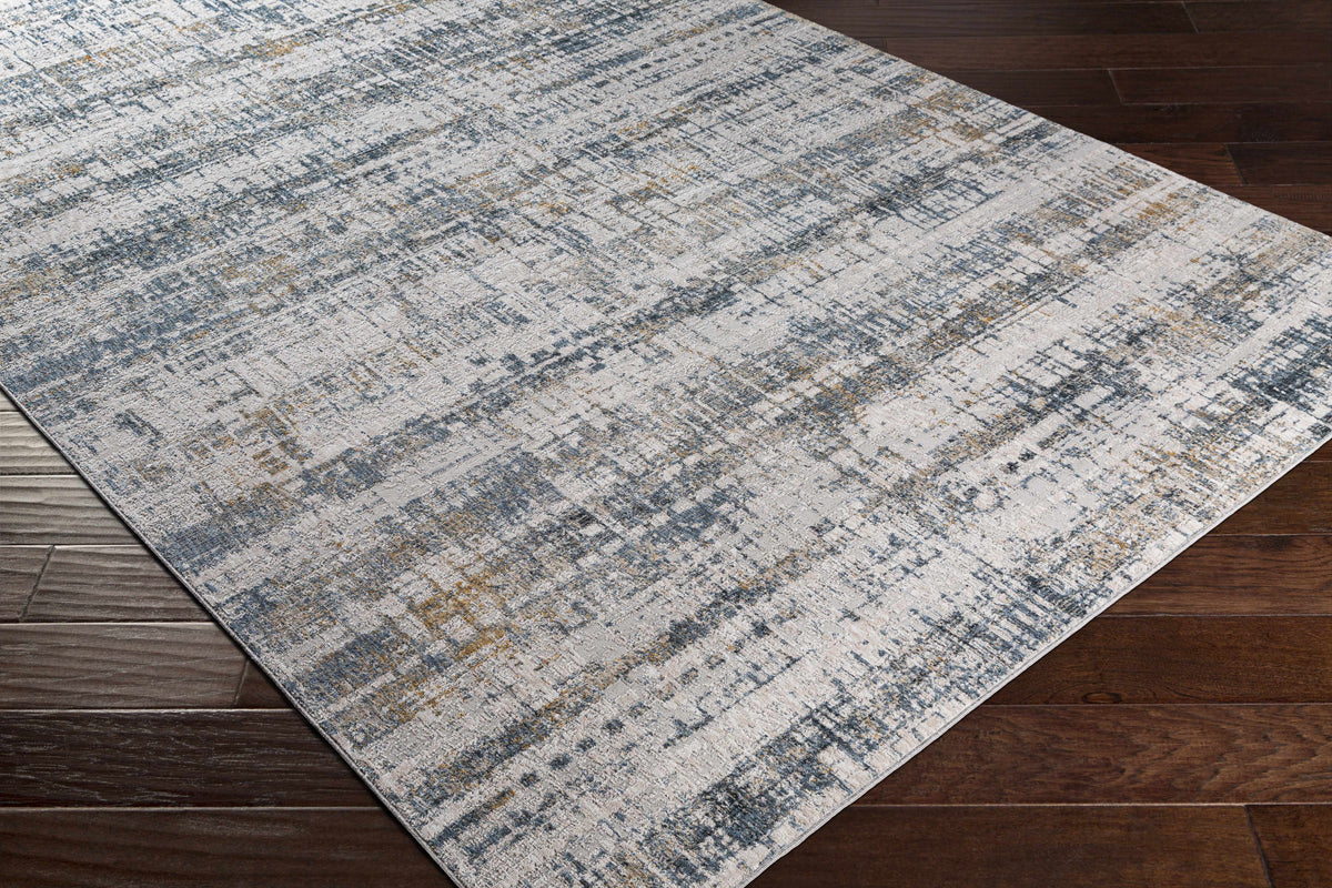 Hughesdale Distorted Lines Luxe Area Rug