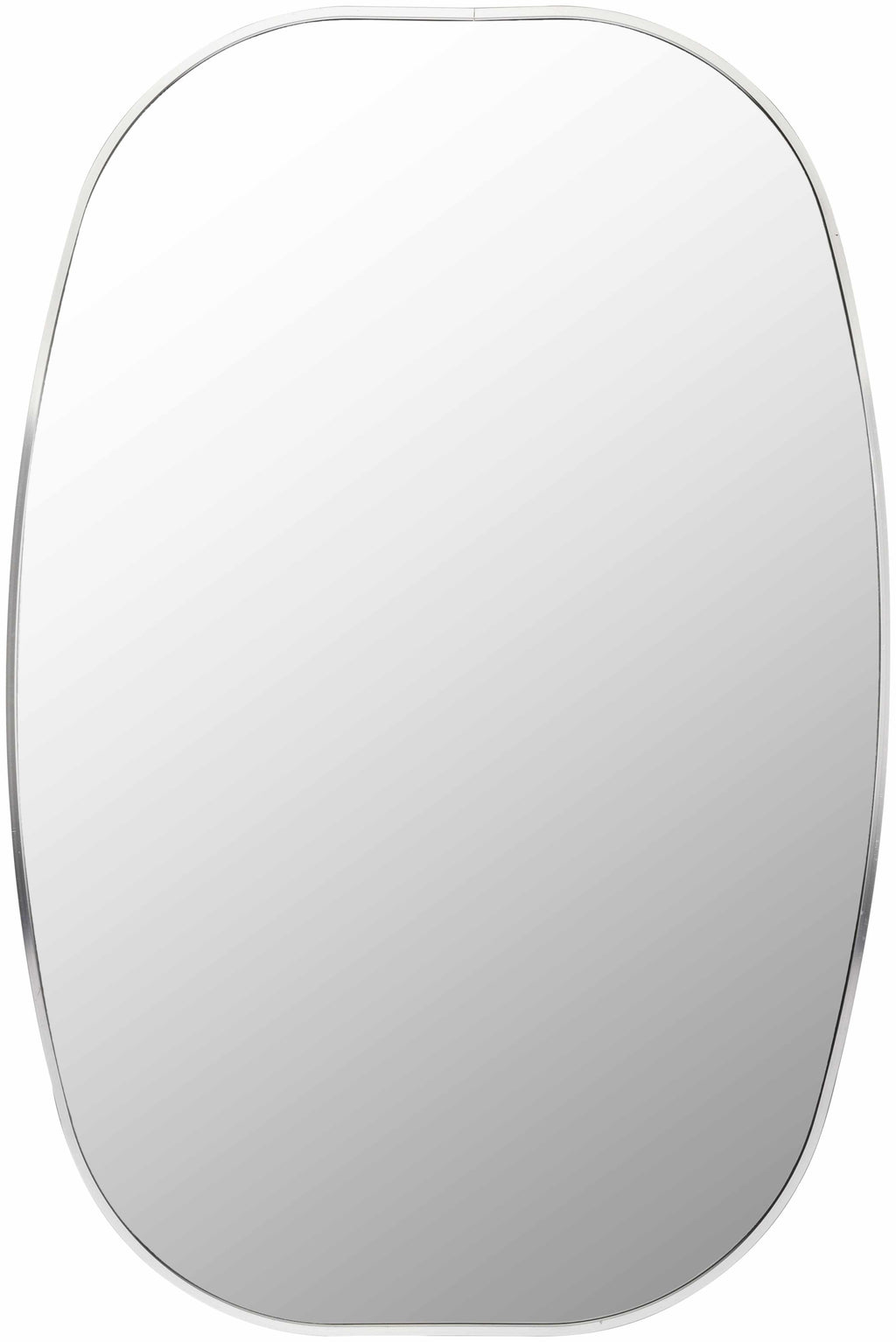 Kopparberg Metallic Silver Gold Frame Round Mirror