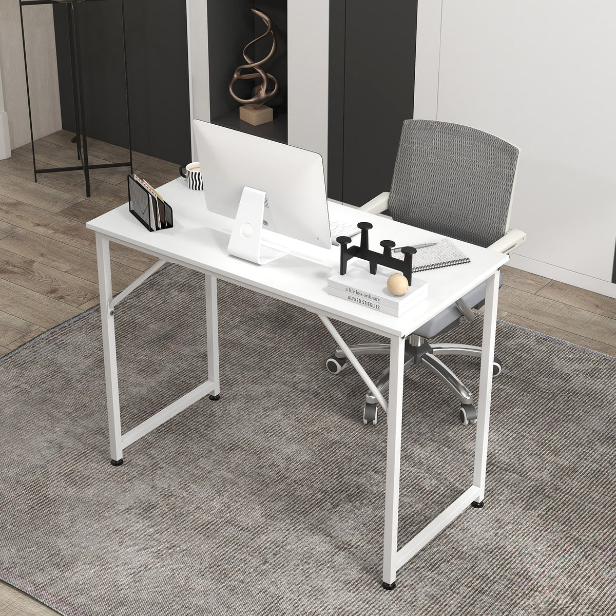 L Shaped Computer Desk and Writing Workstation for Home and Office
