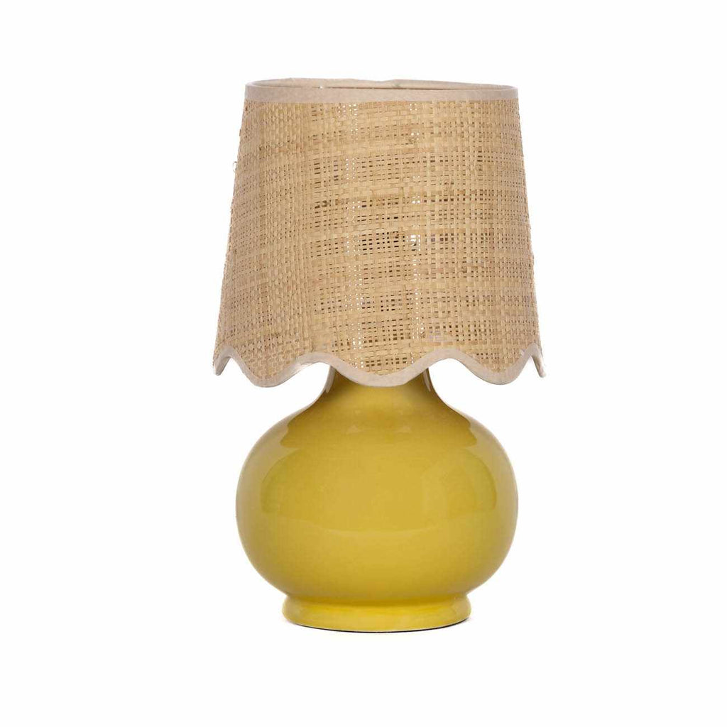 Nesuo Yellow Ceramic Table Lamp