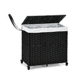 Laundry Hamper with Wheels and Lid