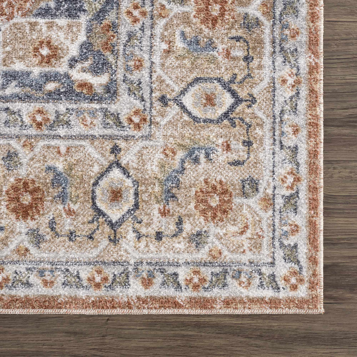 Gael Rust Boutique Washable Rug