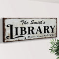 Personalized Library Sign III