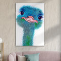 Watercolor Ostrich Canvas Wall Art