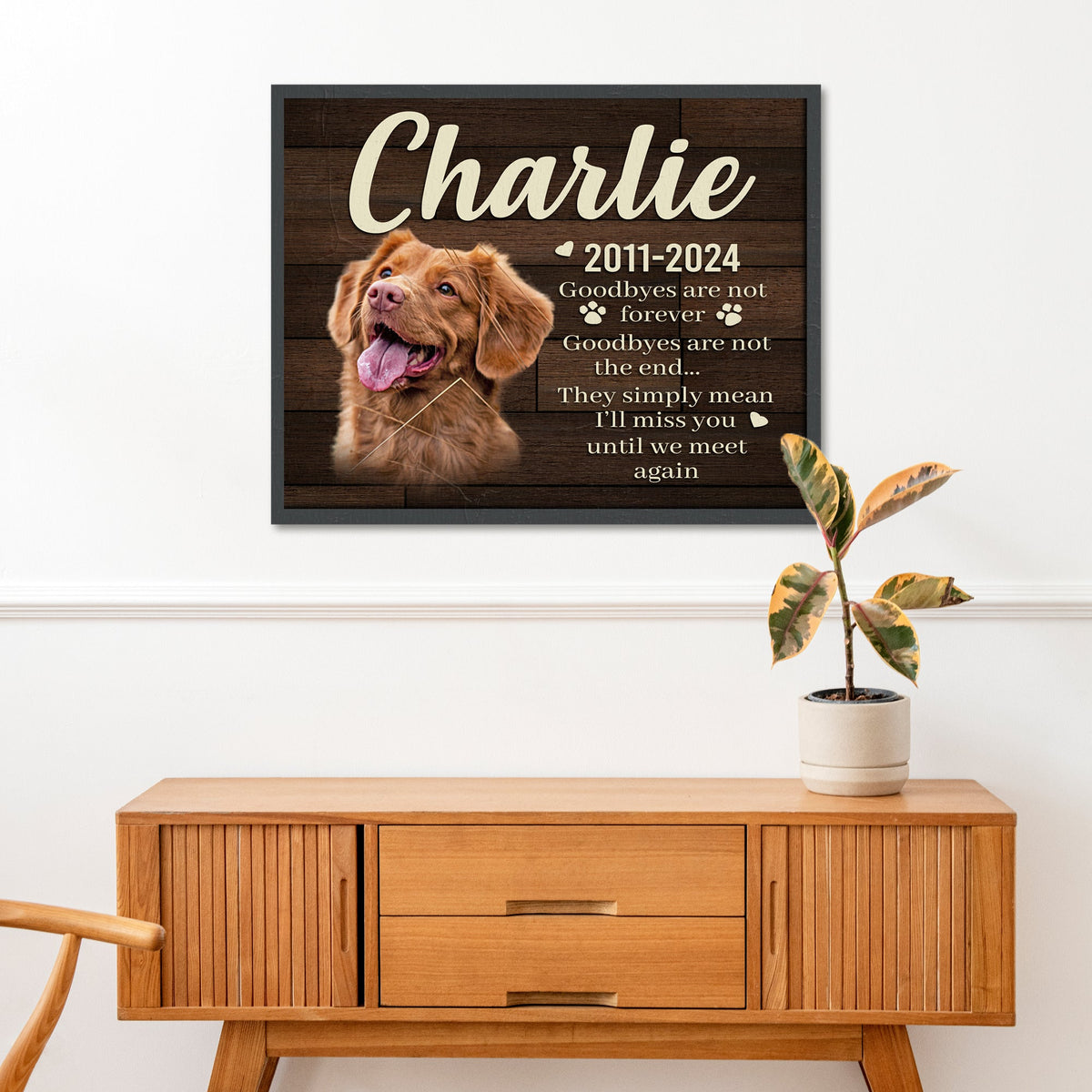 Pet Memorial Sign VIII