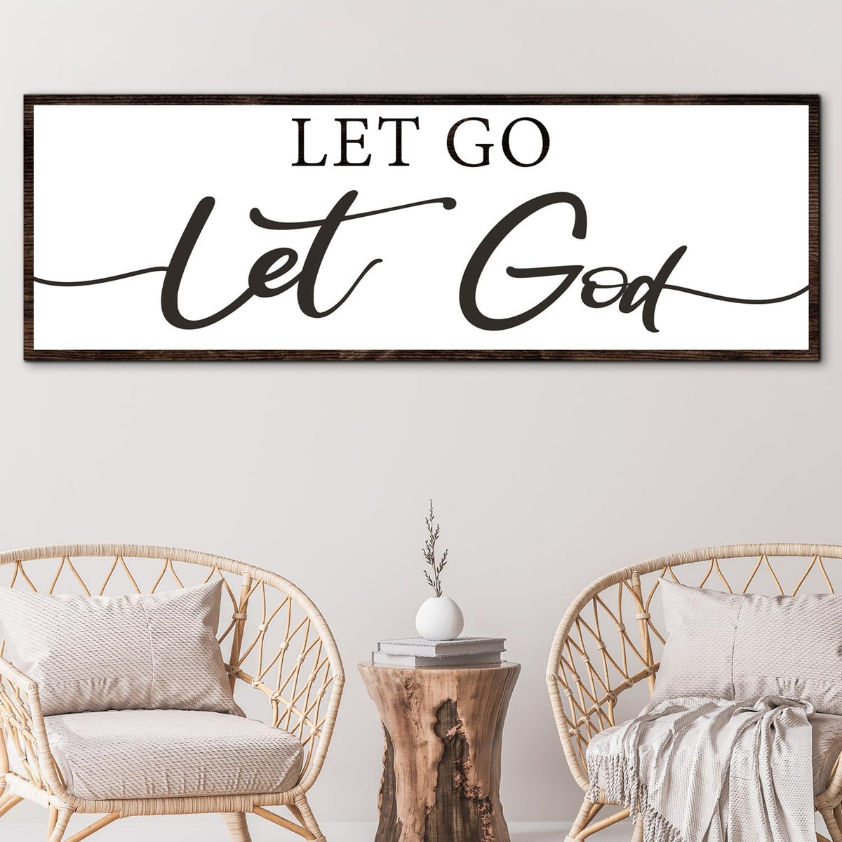 Let Go Let God Faith Sign III