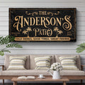 Personalized Patio Sign