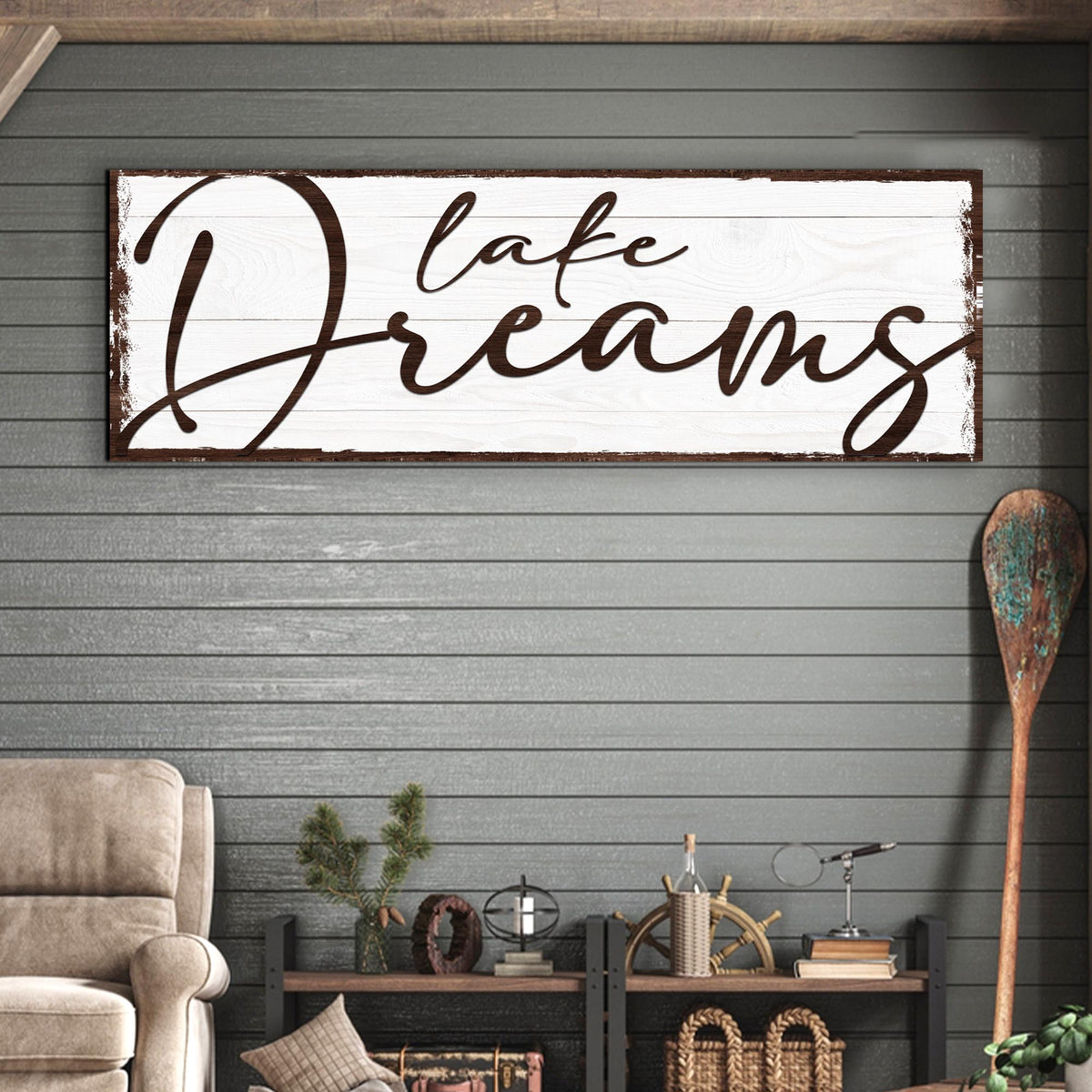 Lake Dreams Sign