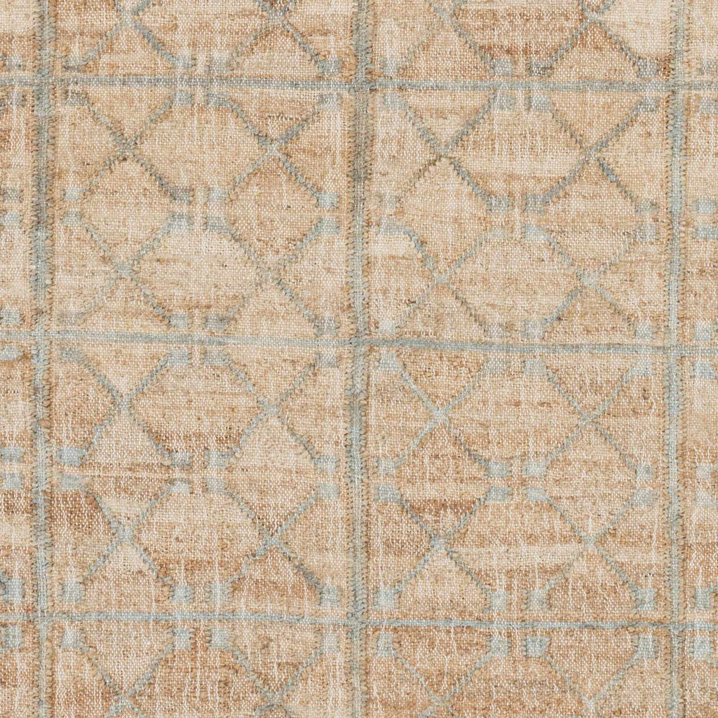 Rice Dusty Sage Fringed Jute Carpet