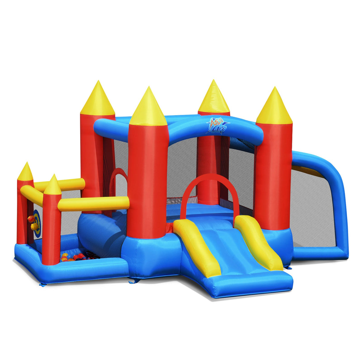 Kid Inflatable Slide Jumping Castle Bounce House with 740w Blower