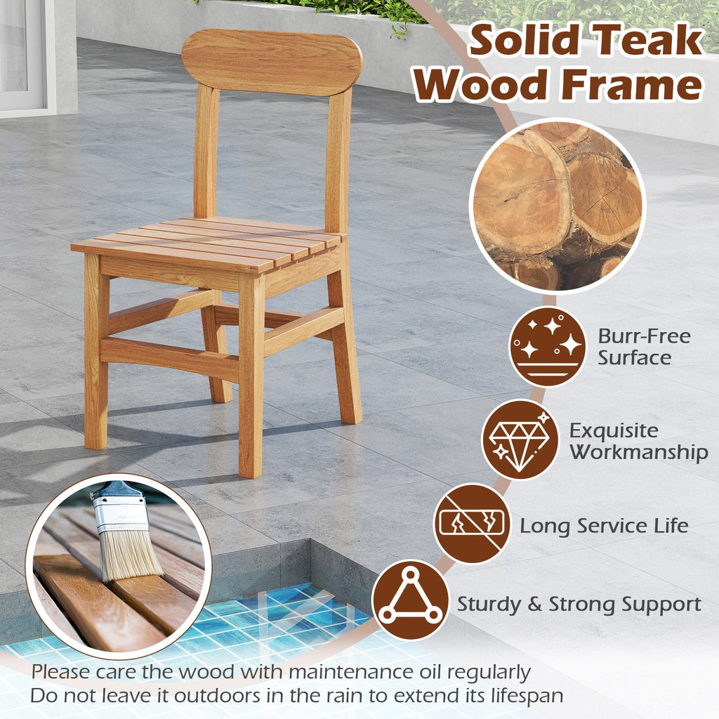 Patio Teak Wood Chair