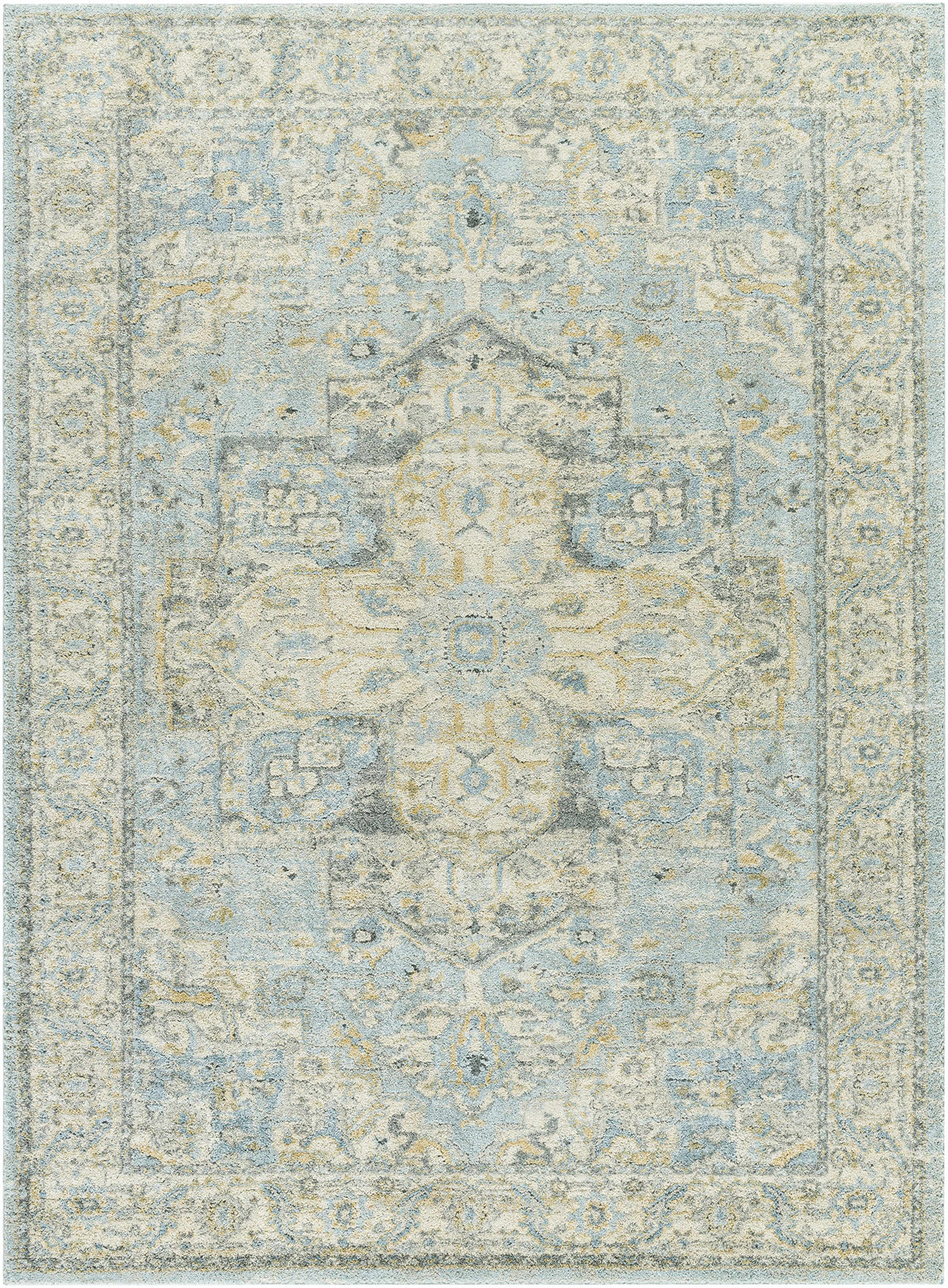 Akshay Beige Thick Luxe Area Rug