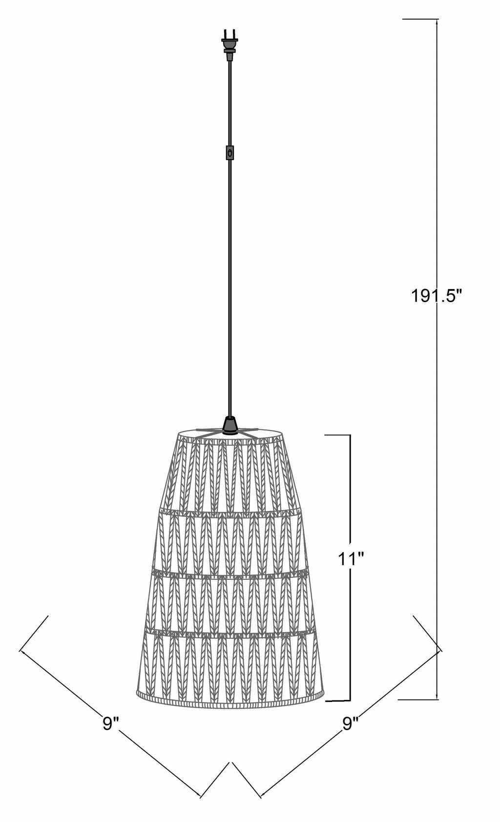 Plover Ceiling Lighting - Clearance