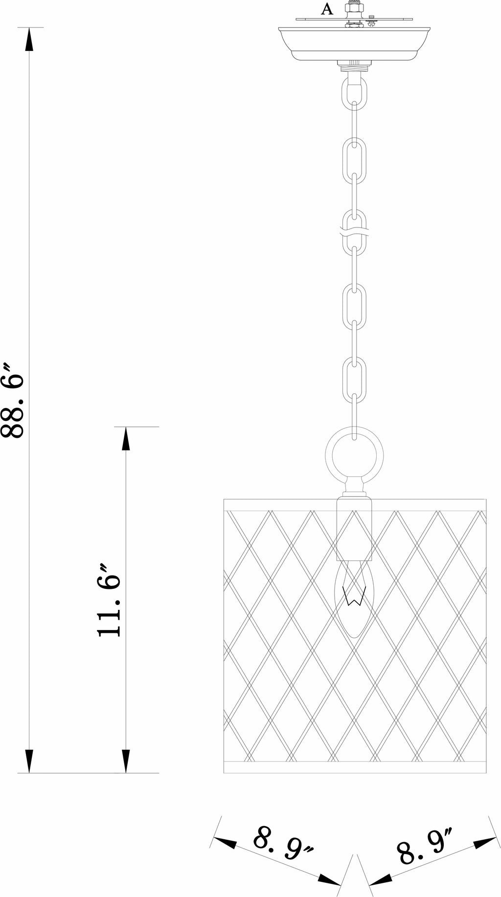 Pullenvale Ceiling Light - Clearance