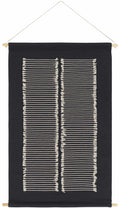 Queen Navy Fringed Wall Hanging