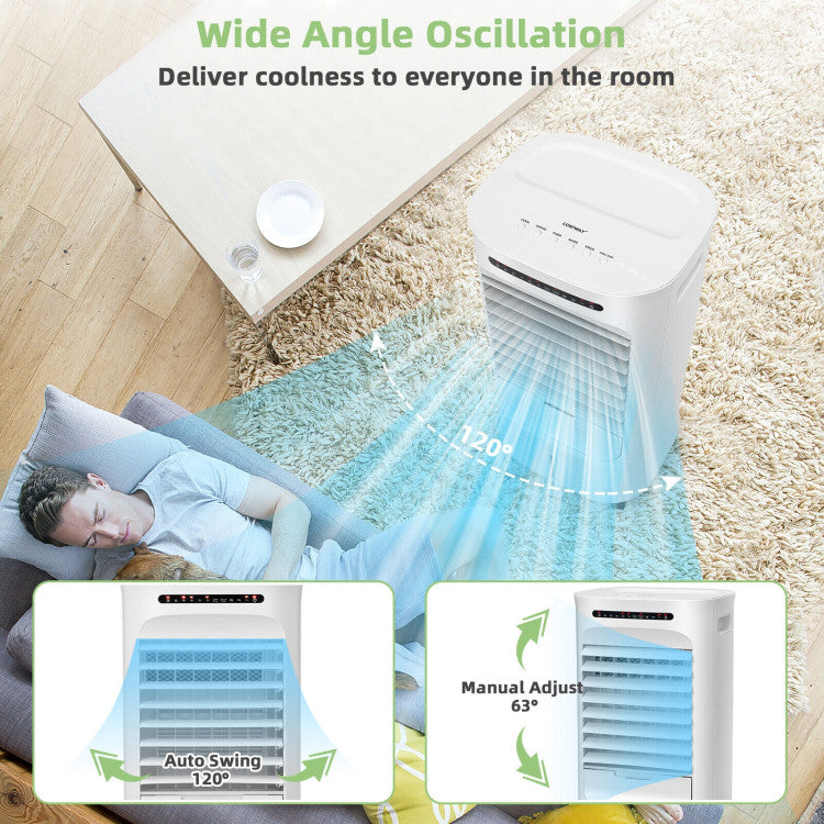 4-in-1 Portable Air Cooler with Timer & 3 Modes