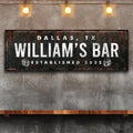 Rustic Bar Sign