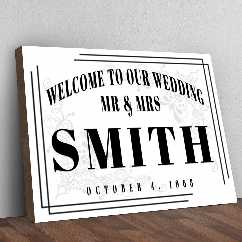 Welcome To Our Wedding Sign III