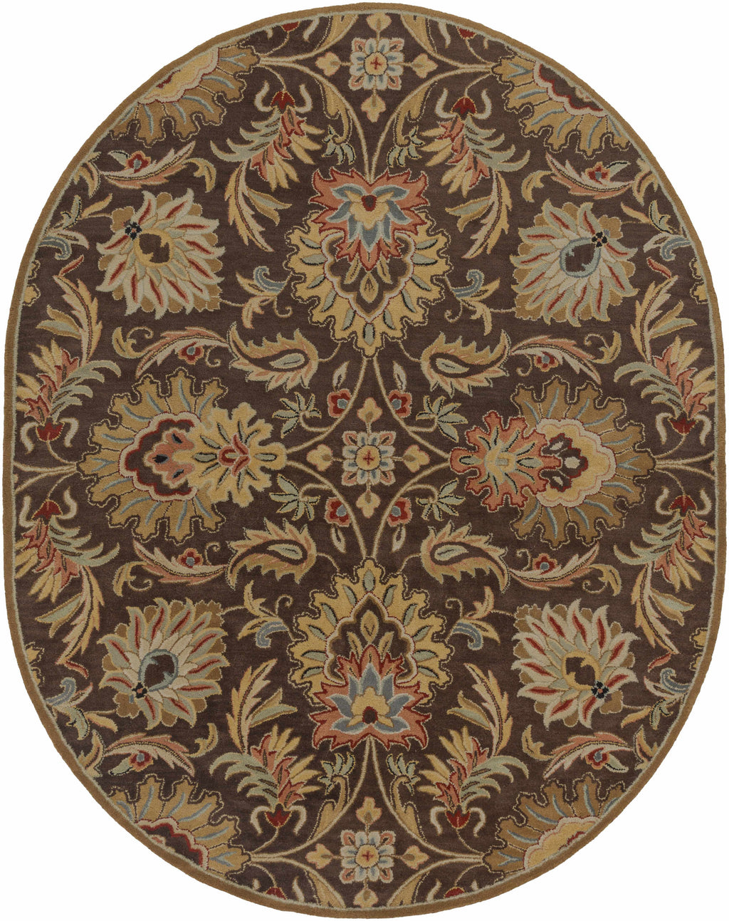 Chesterton 1028 Hand Tufted Brown Wool Rug