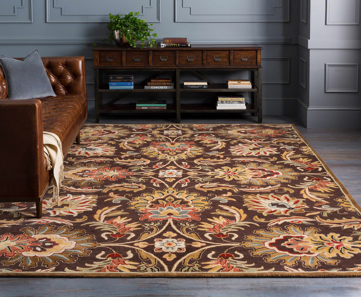 Chesterton 1028 Hand Tufted Brown Wool Rug