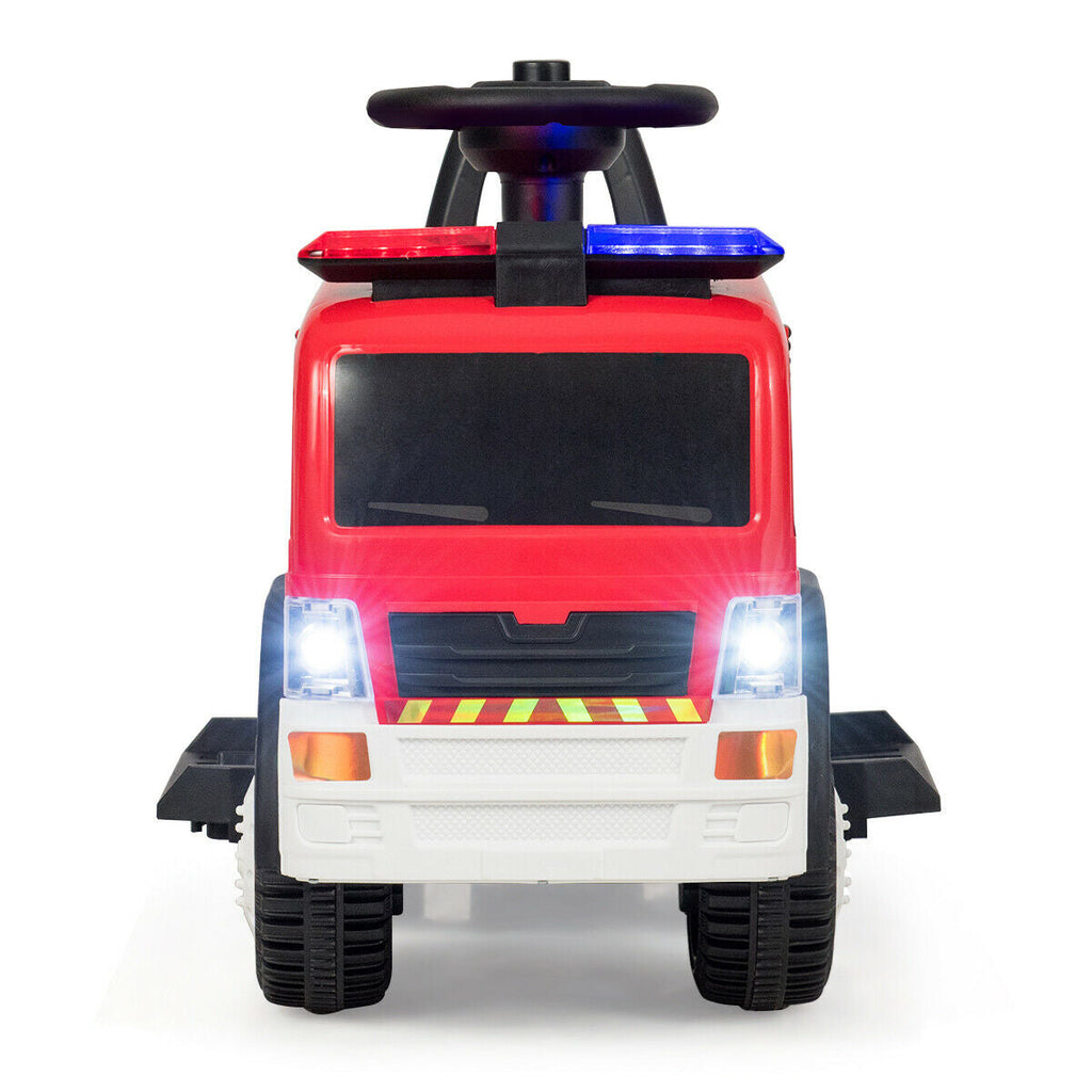 Kids 6V Battery Powered Electric Ride On Fire Truck